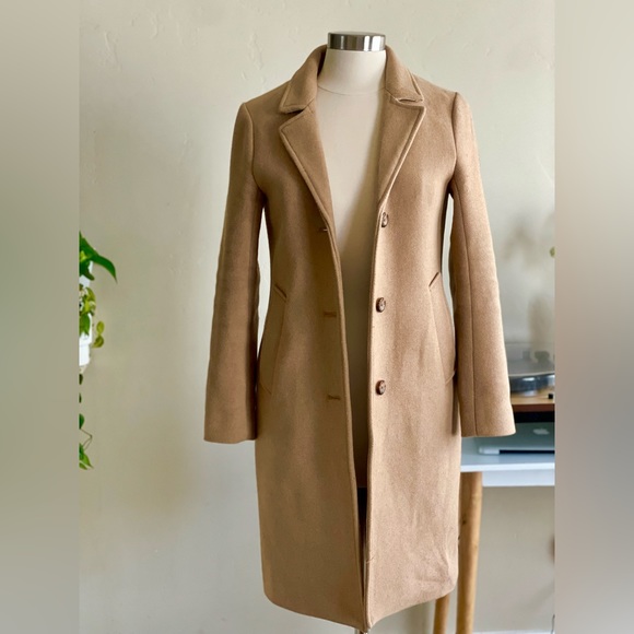 Abercrombie & Fitch wool blend Dad coat. - Picture 4 of 8